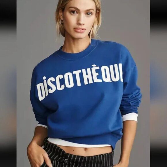 Clare V Discotheque Sweatshirt — L - Picture 3 of 4